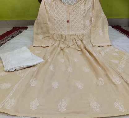 Cotton Gown 2pc Set