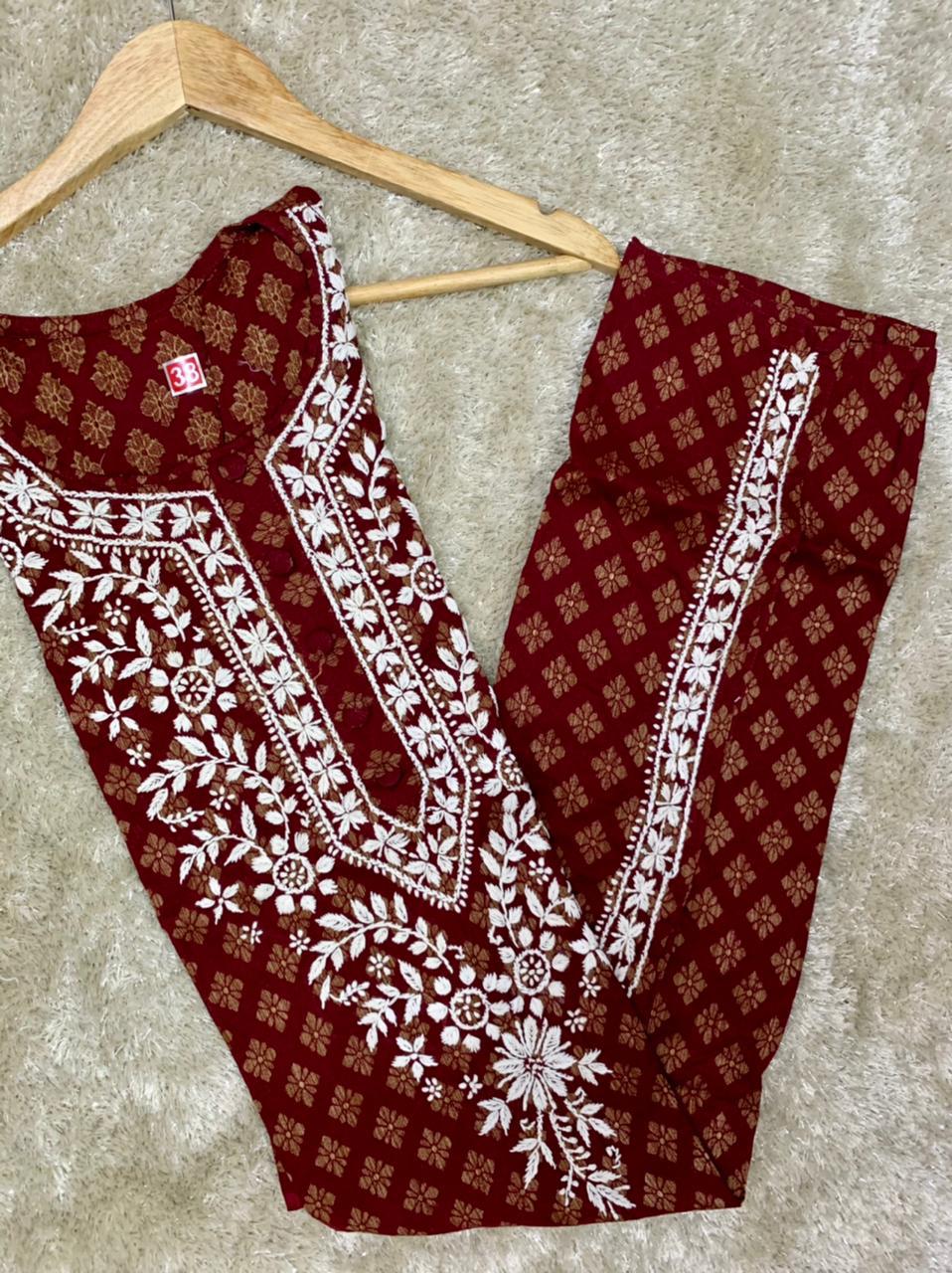 Chanderi Silk Cotton Kurti