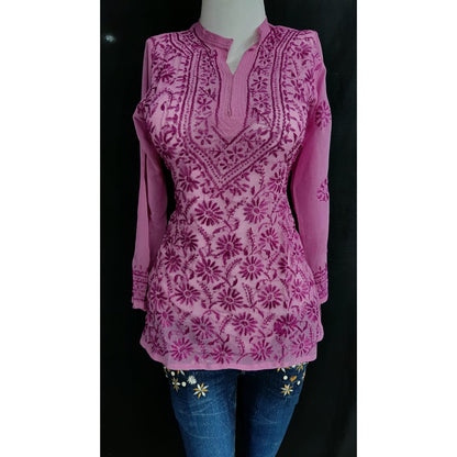 Georgette Short Kurti