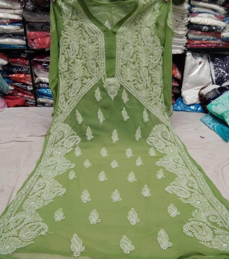 Georgette Yog Kurti