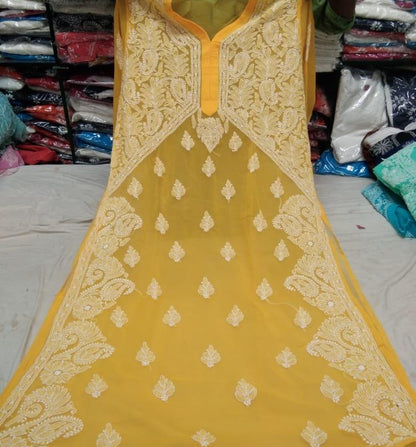 Georgette Yog Kurti