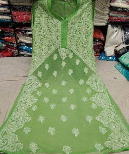 Georgette Yog Kurti