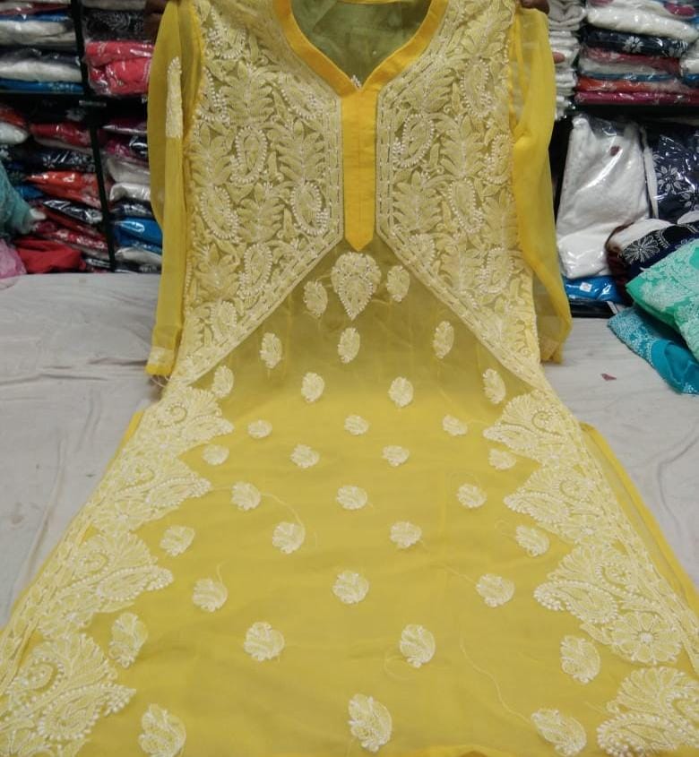 Georgette Yog Kurti