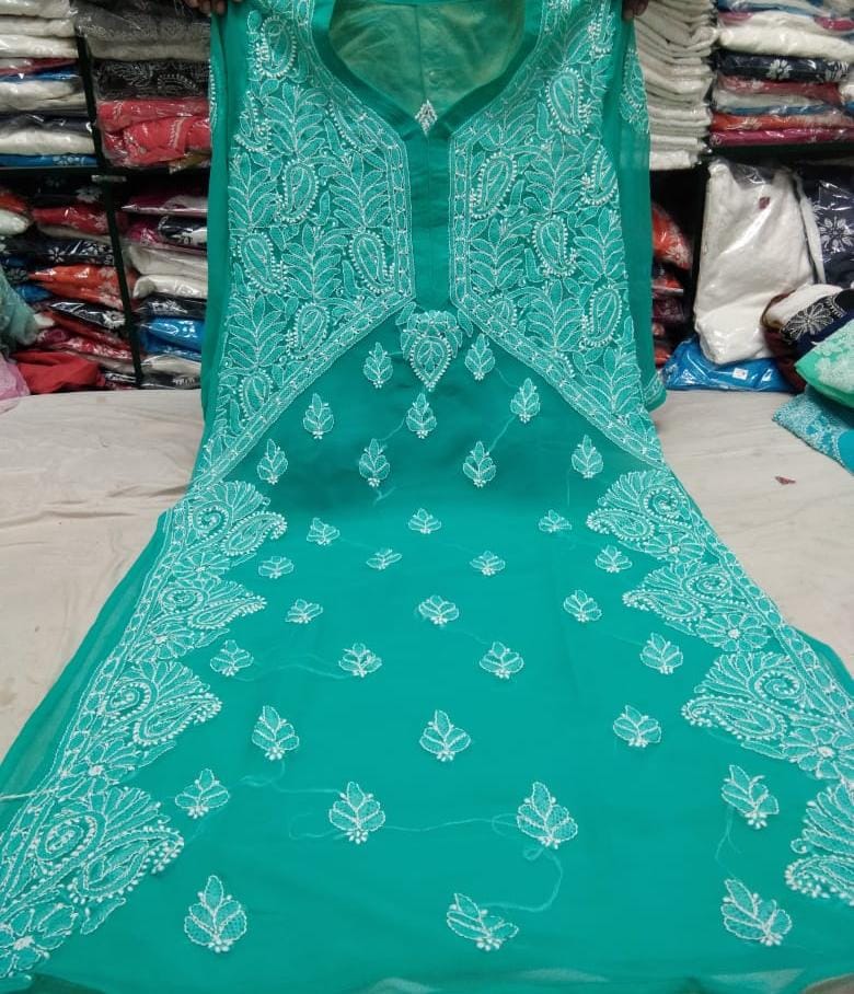 Georgette Yog Kurti