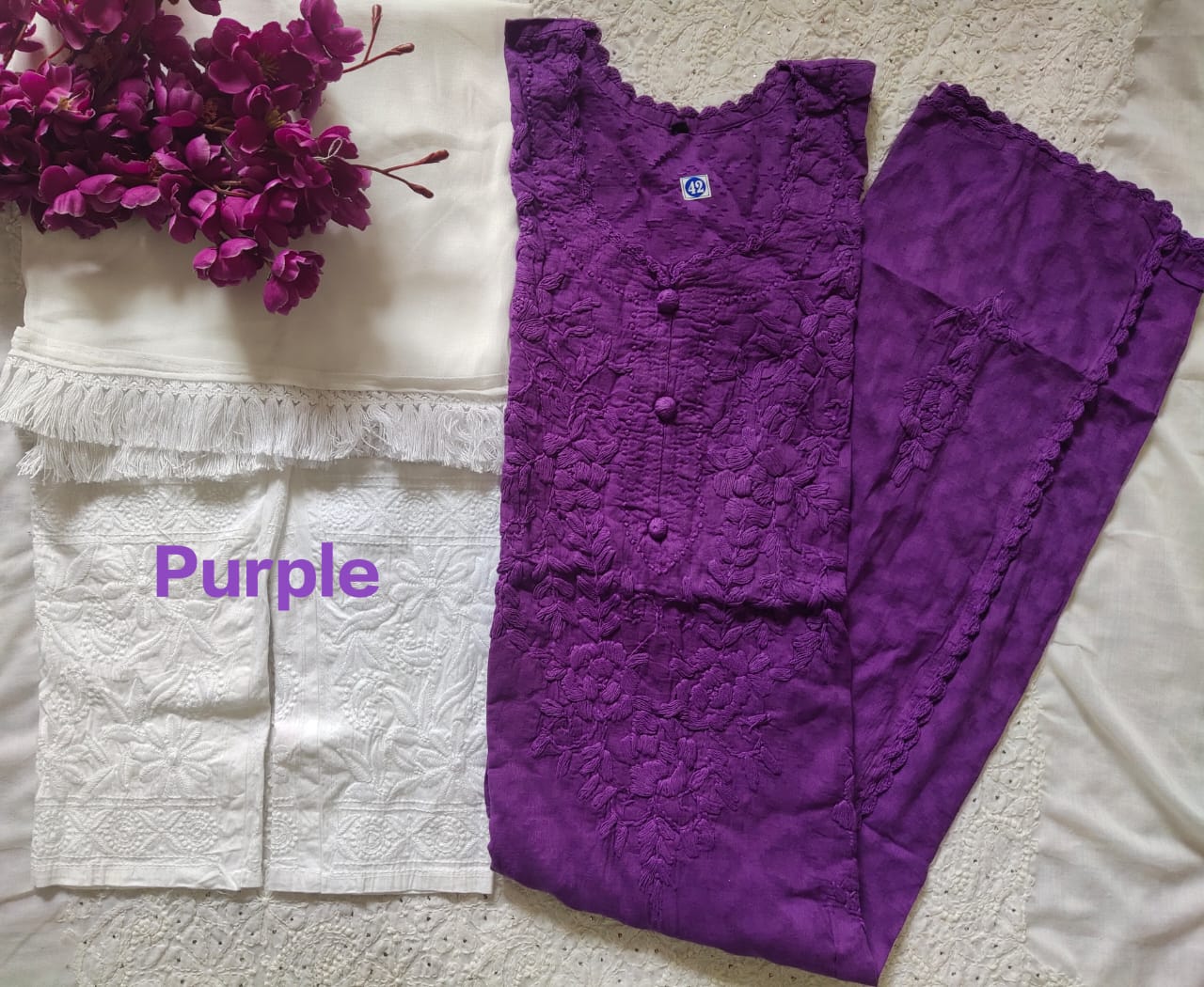 Dyed Cotton 3pc Set