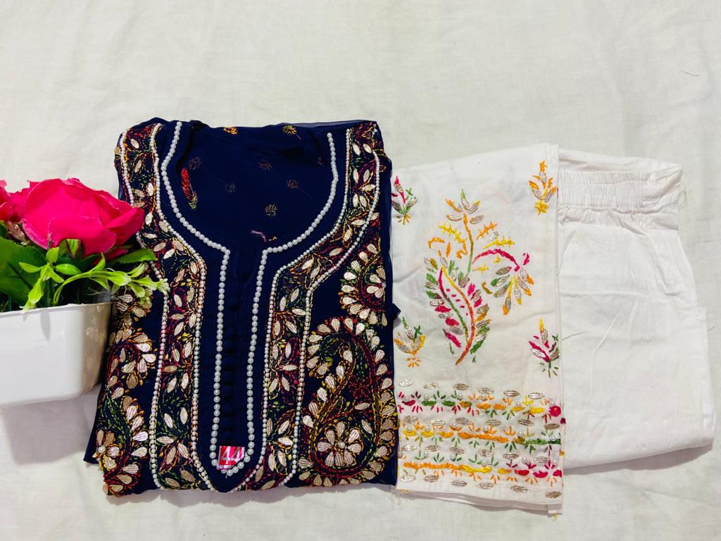 Resham Keel Gota 2pc Set