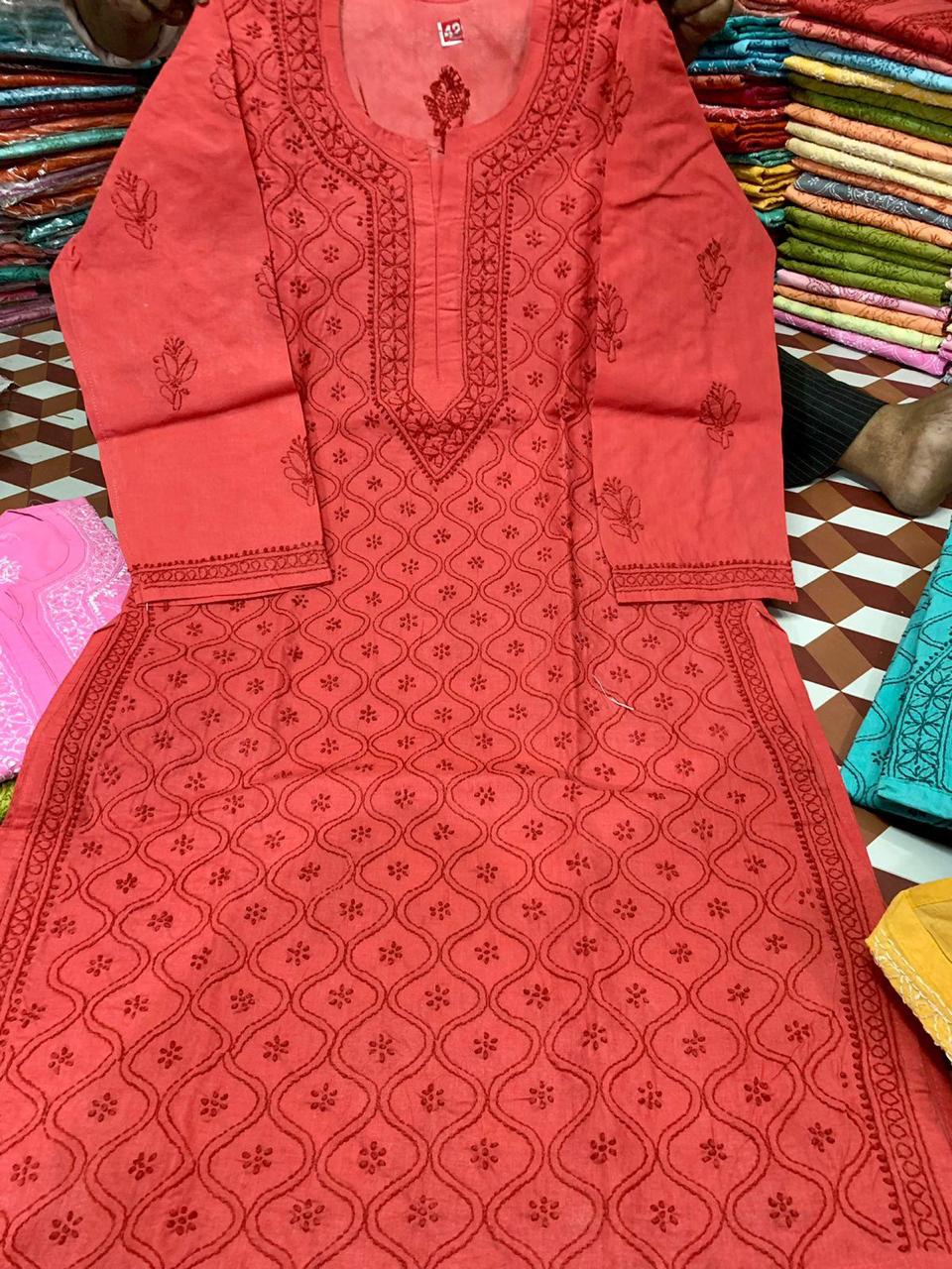 Tery Rubia Fabric Kurta