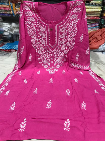 Rayon Gala Booti Kurti