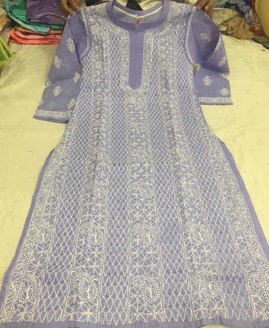 Cotton Front Jaal Kurti