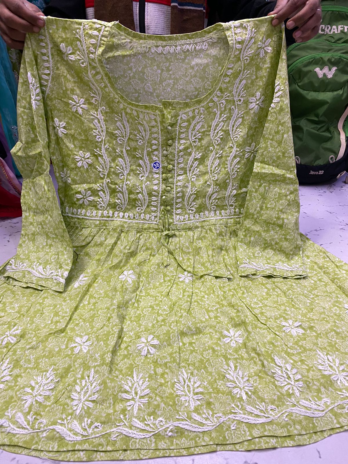 Mul Mul Printed Gown