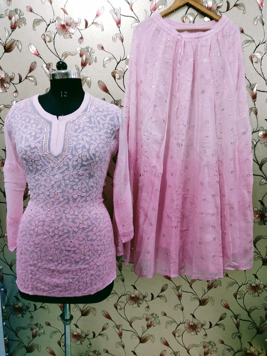 Short Kurti With Sharara