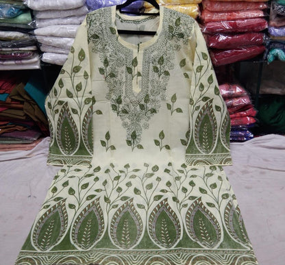 Printed Kurti With Salwar