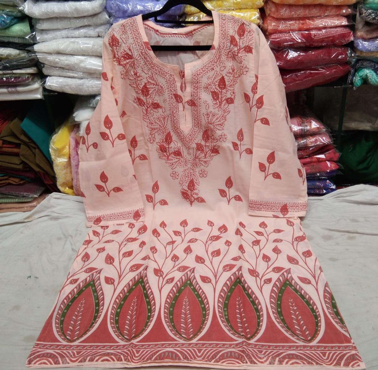 Printed Kurti With Salwar