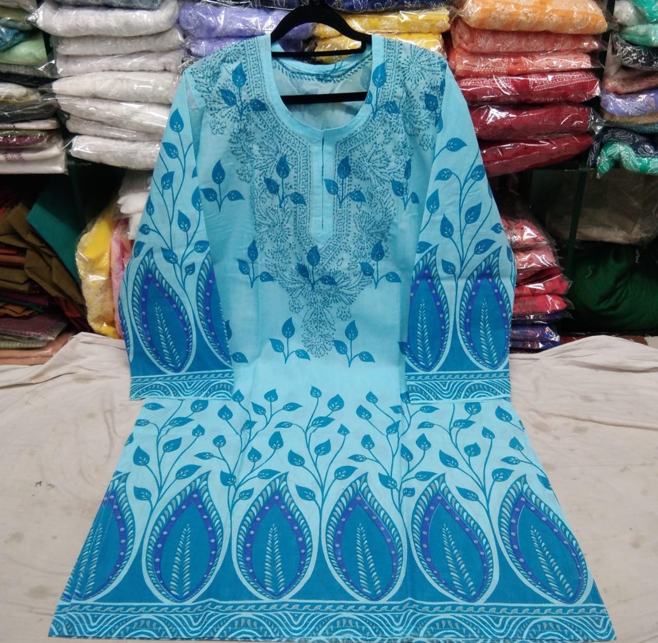 Printed Kurti With Salwar