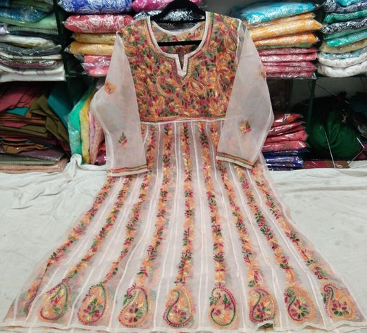 Organza Yog Anarkali