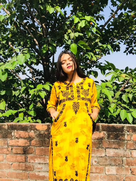 Rayon Printed Kurti