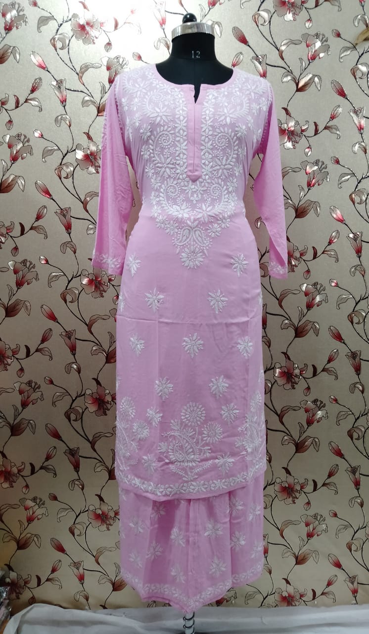 Rayon Kurti With Palazzo