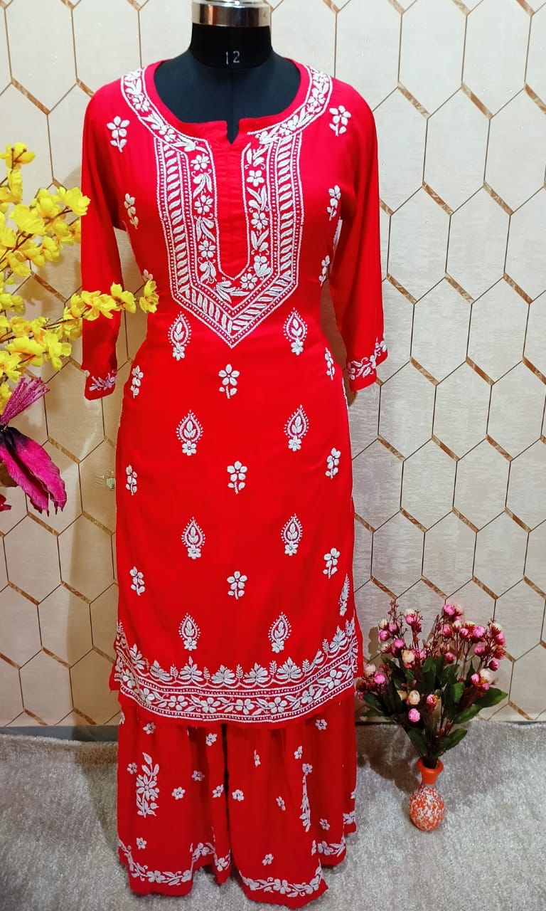 Modal Kurti With Gharara