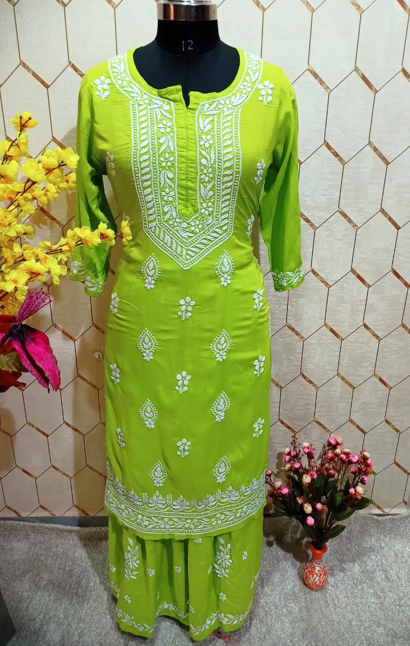 Modal Kurti With Gharara