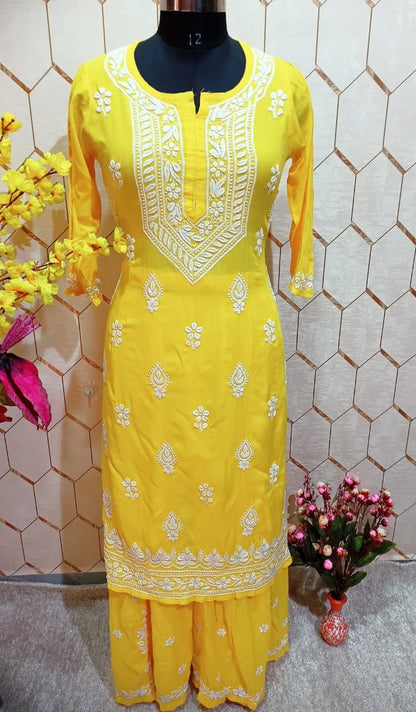 Modal Kurti With Gharara