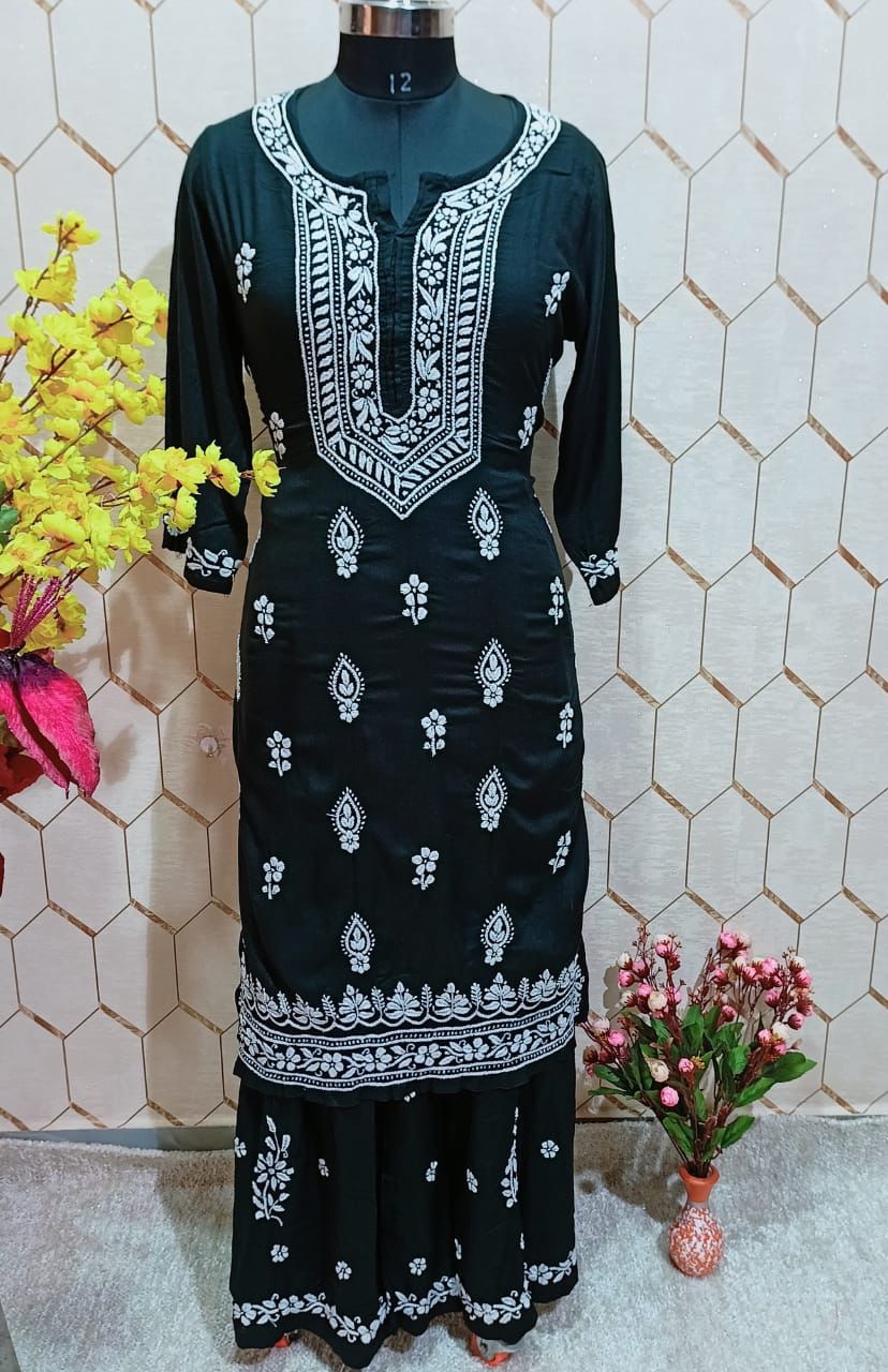 Modal Kurti With Gharara