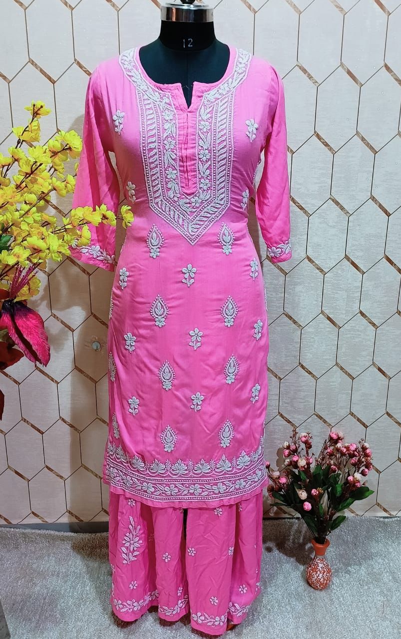 Modal Kurti With Gharara