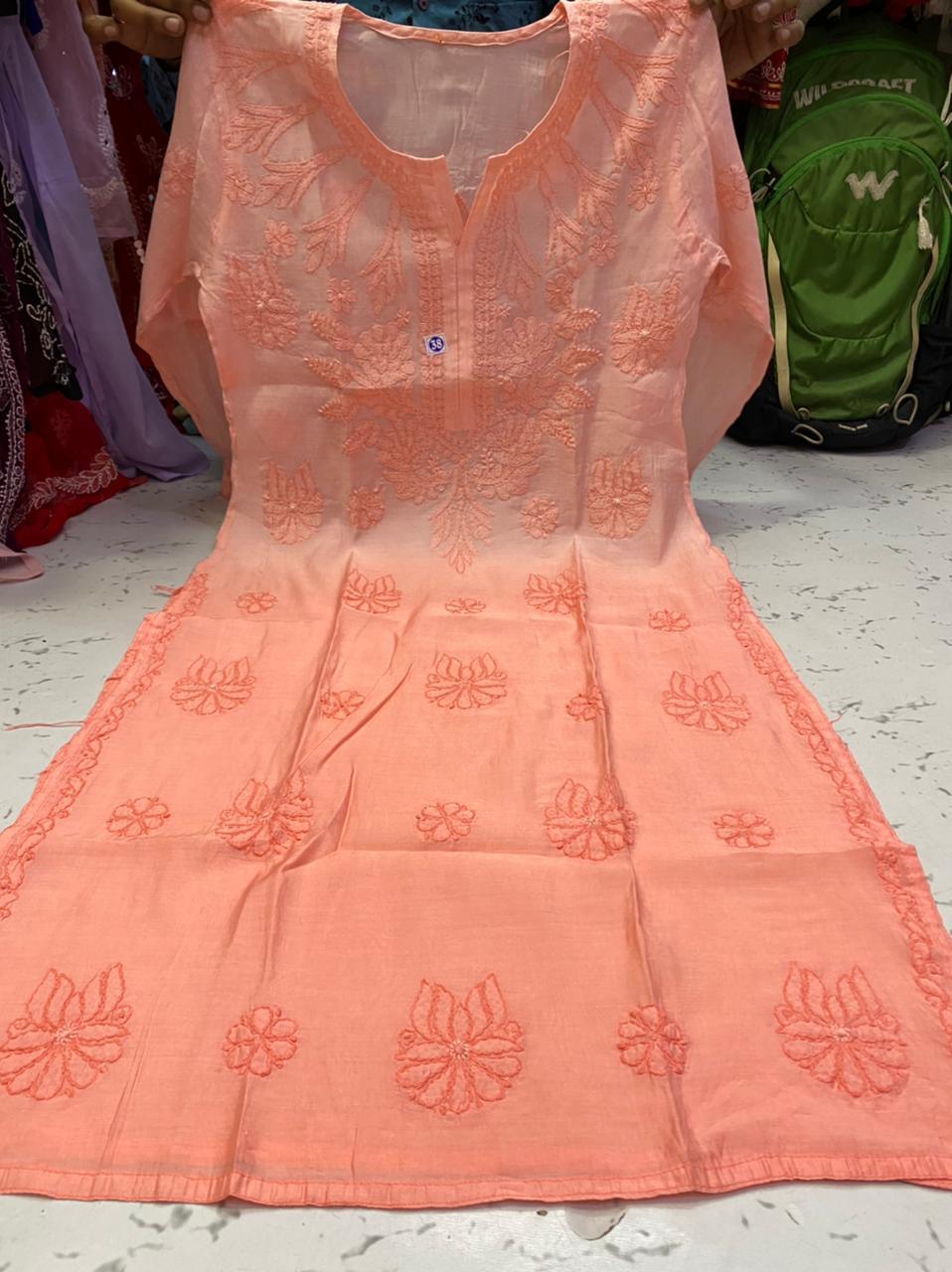 Chanderi Kurti - The Chikan Company