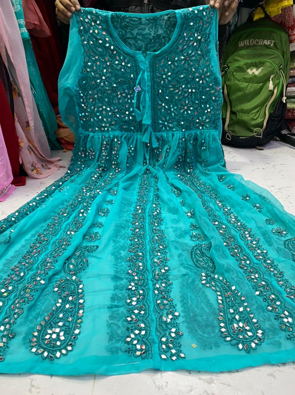 Mirror Work Gown