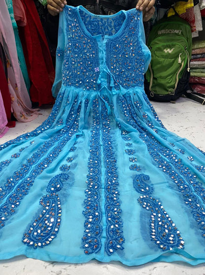 Mirror Work Gown