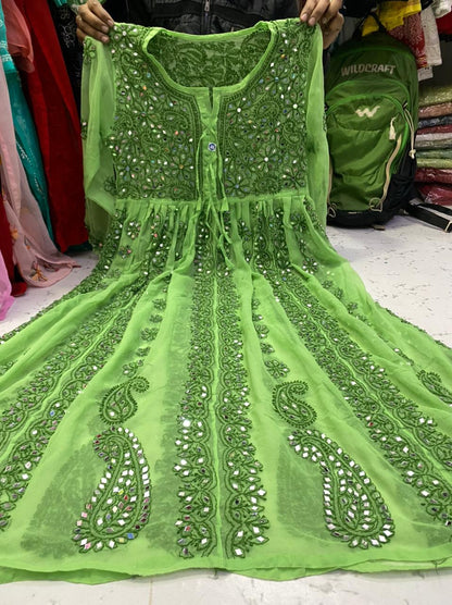 Mirror Work Gown