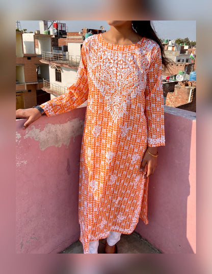 Mul Mul Printed Kurti