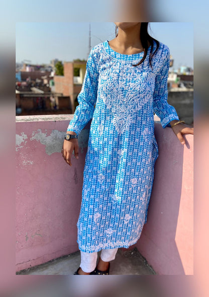 Mul Mul Printed Kurti