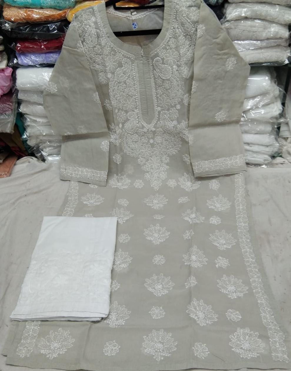 Tery Vail Kurti With Salwar