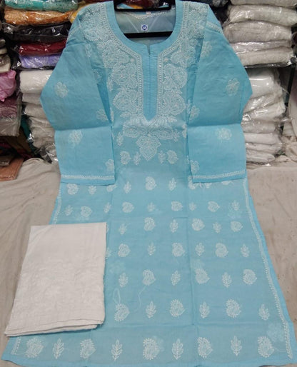 Tery Vail Kurti With Salwar