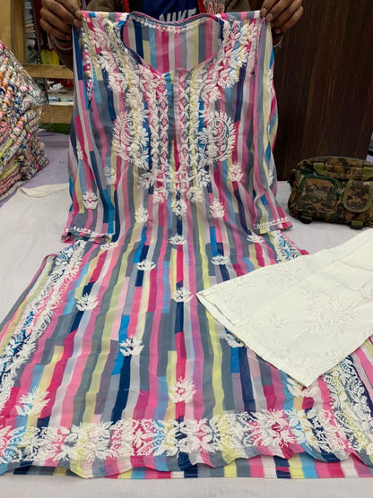 Printed Kurti With Pants