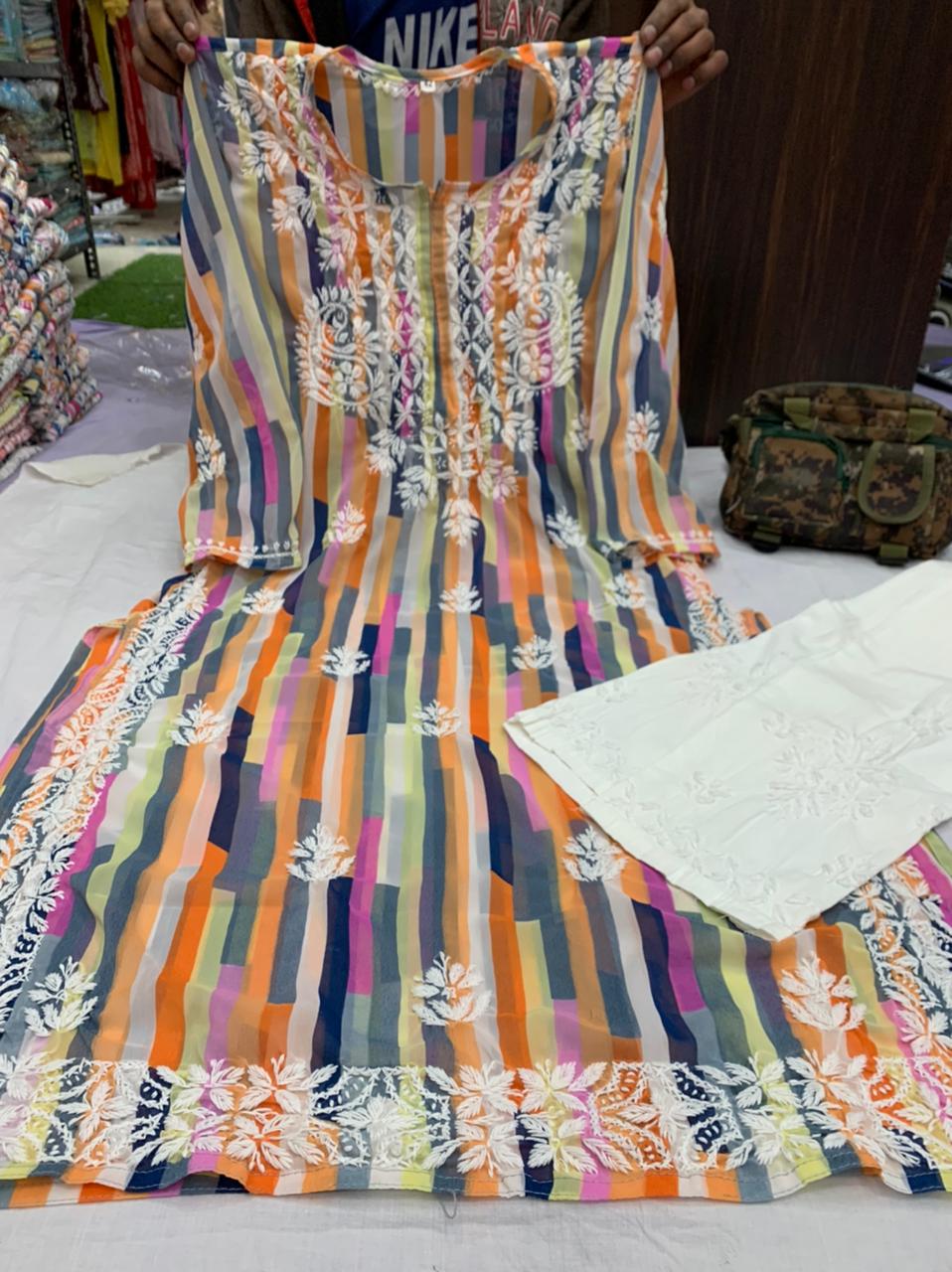 Printed Kurti With Pants