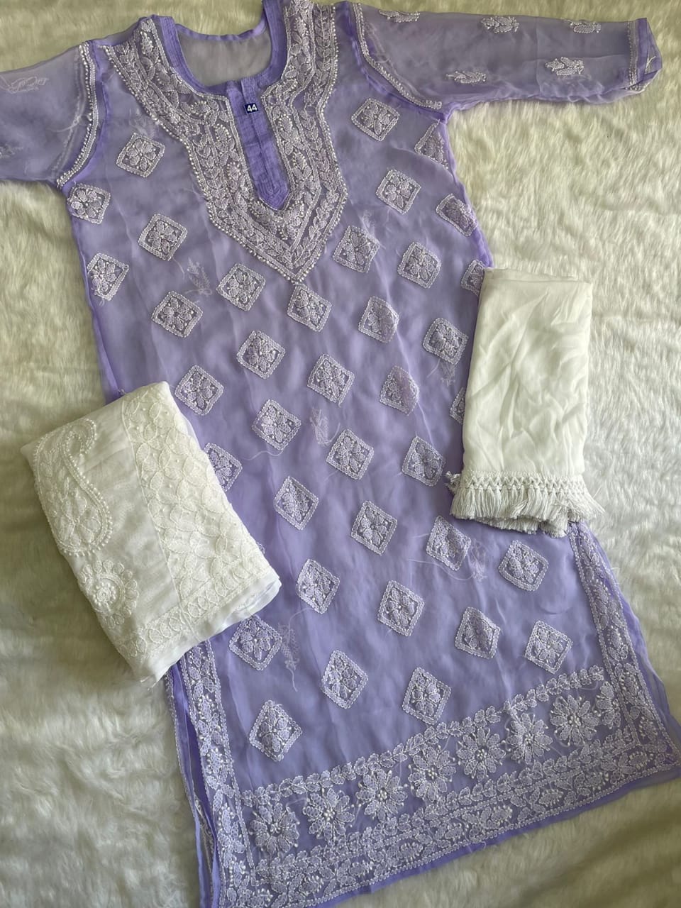 Barfi Jaal Kurti With Sharara And Dupatta