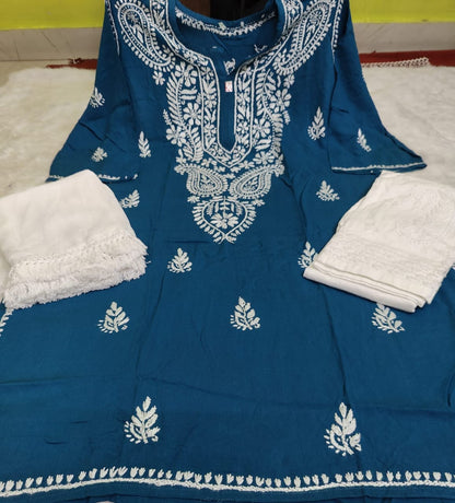 Rayon Kurti 3pc Set