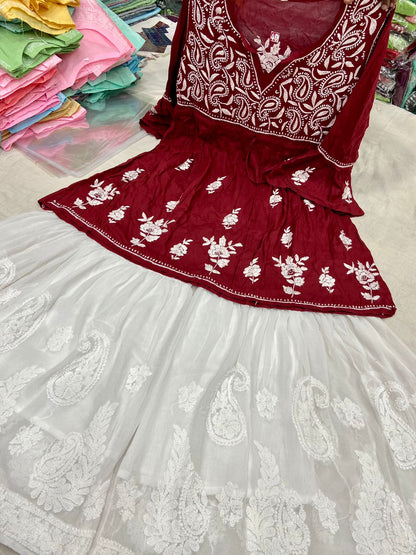 Modal Kurti With Gharara