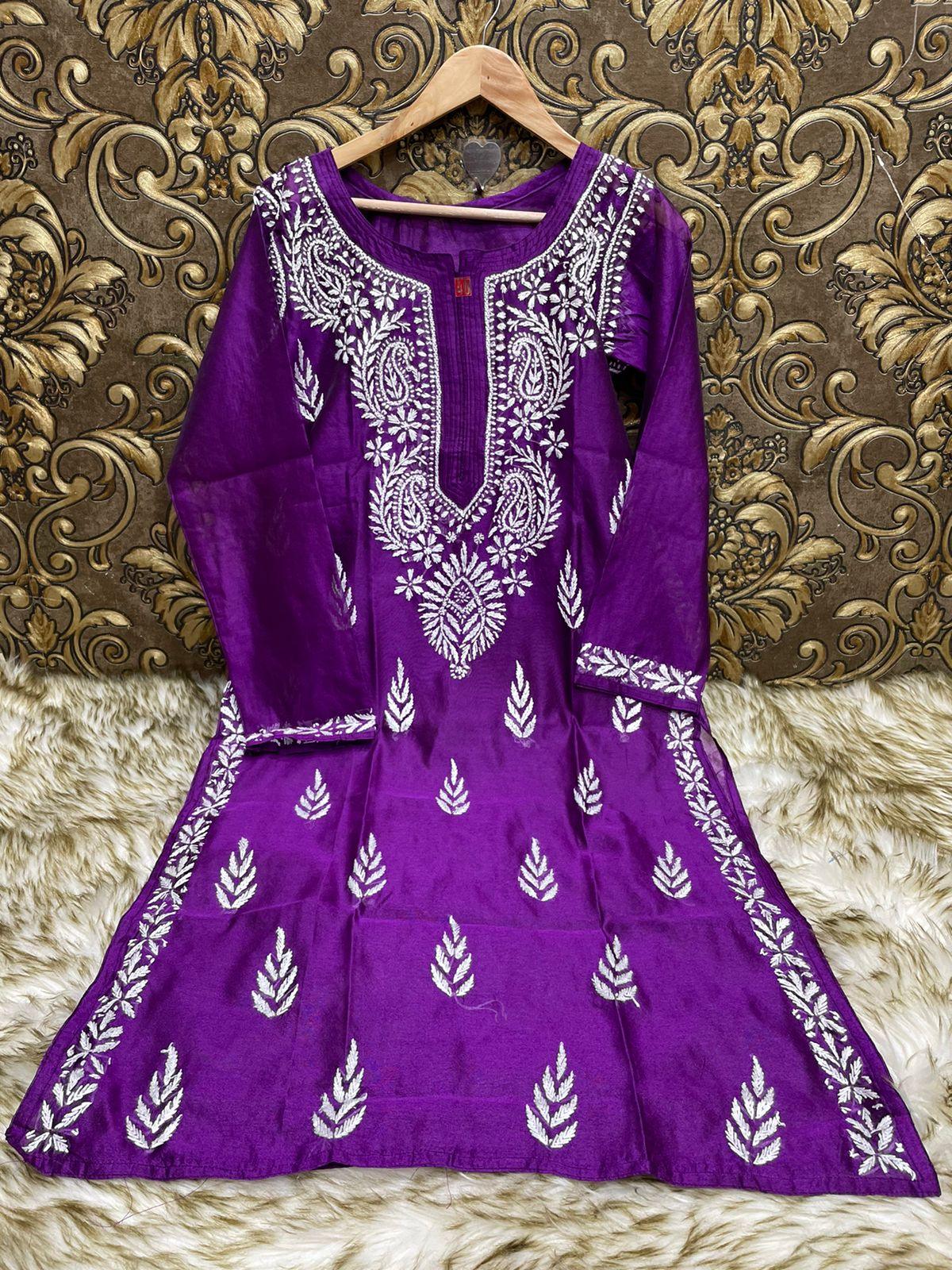 Chanderi Kurti - The Chikan Company