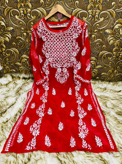 Georgette Gala Panel Kurti