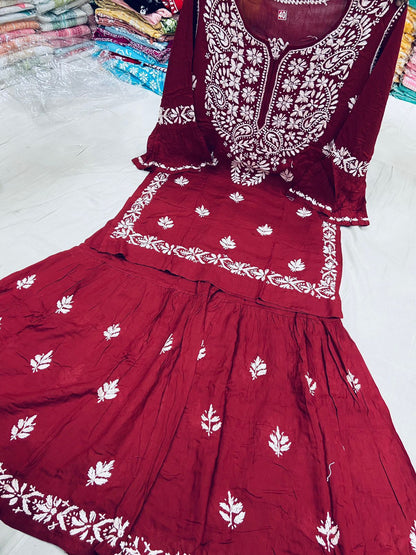 Modal Kurti With Gharara