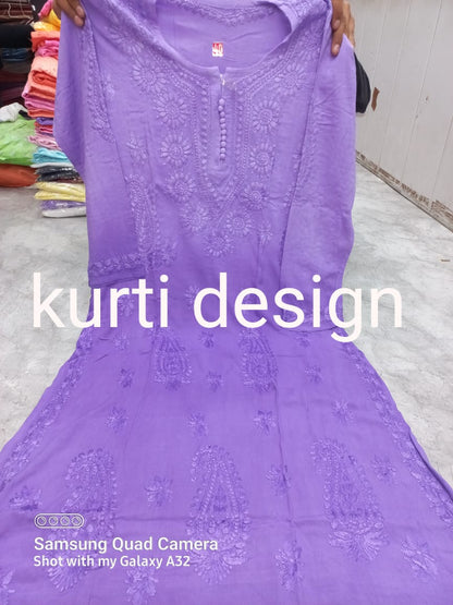 Rayon Shaded Kurti Wit Palazzo