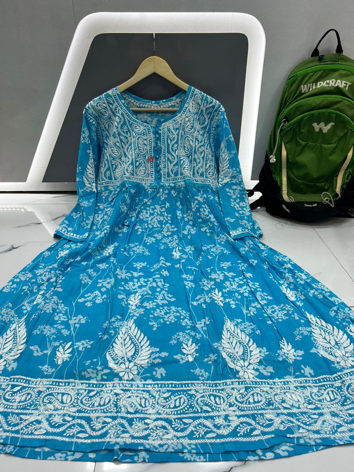 Mul Mul Printed Gown