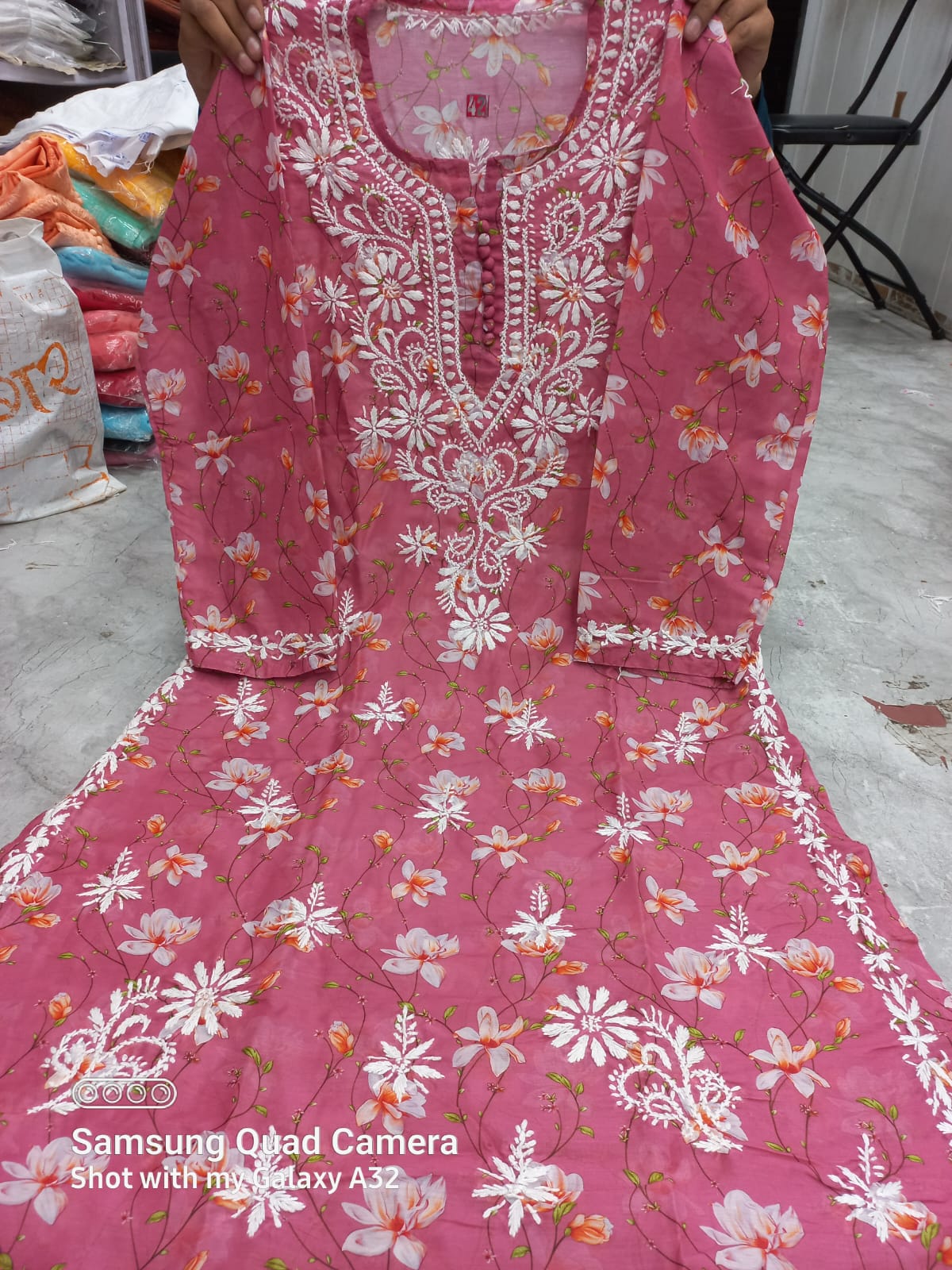 Chanderi Silk Kurti