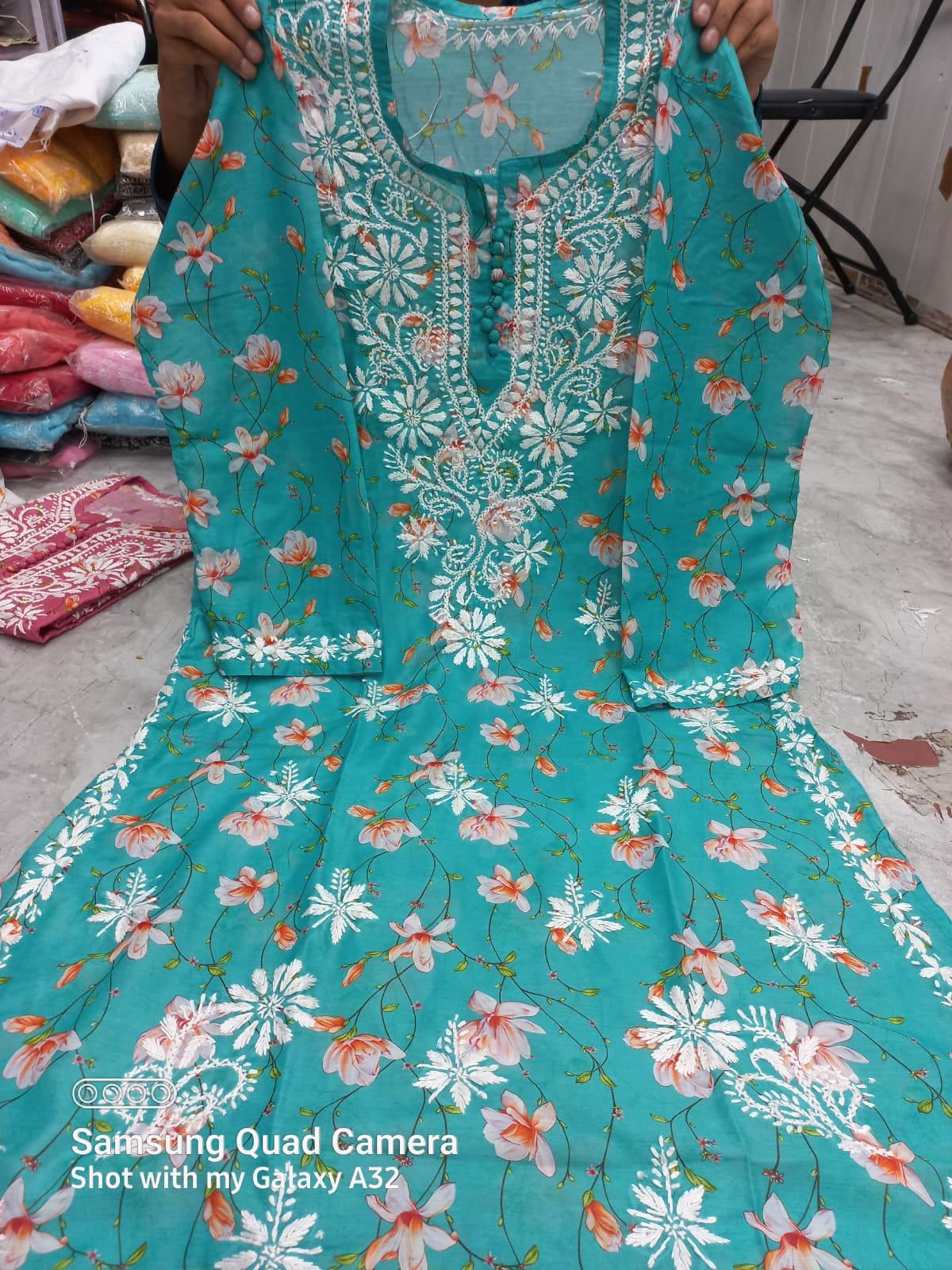 Chanderi Silk Kurti