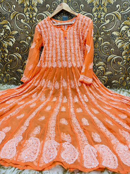 Georgette 56 Kali Chadi Anarkali