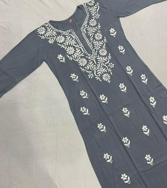 Rayon Kurti And Palazzo