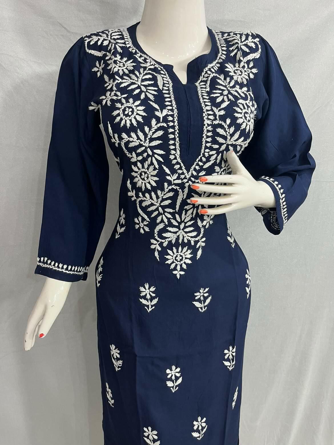 Rayon Kurti And Palazzo