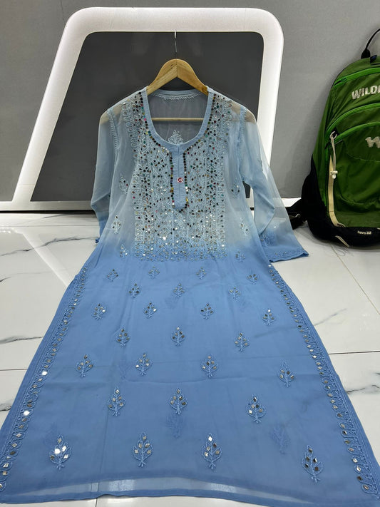 Dye Mirror Kurti